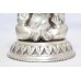 Indian God Ganesha Ganesh Figurine Hindu Statue Antique Silver Pooja Idol B548